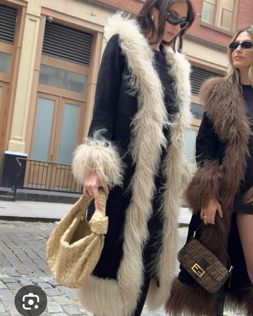 Susanna Chow Dorothy Maxi Fur Suede Coat